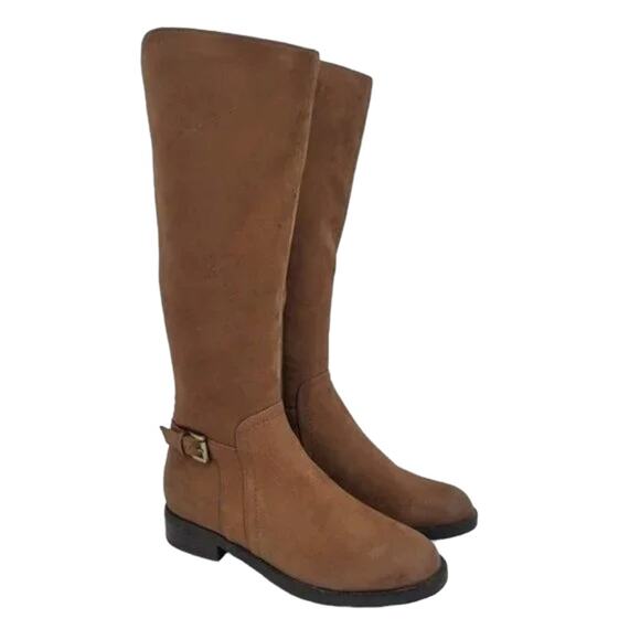 Blondo Evie Waterproof Round Toe Pull On Suede Knee High Boots Size 6.5 - Picture 1 of 7